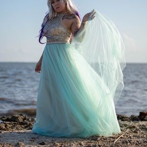 Greek style prom dress